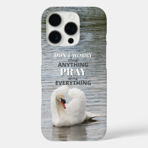 Coques iPhone 16 Pro Ne vous inquiétez pas Pray Swan Photo