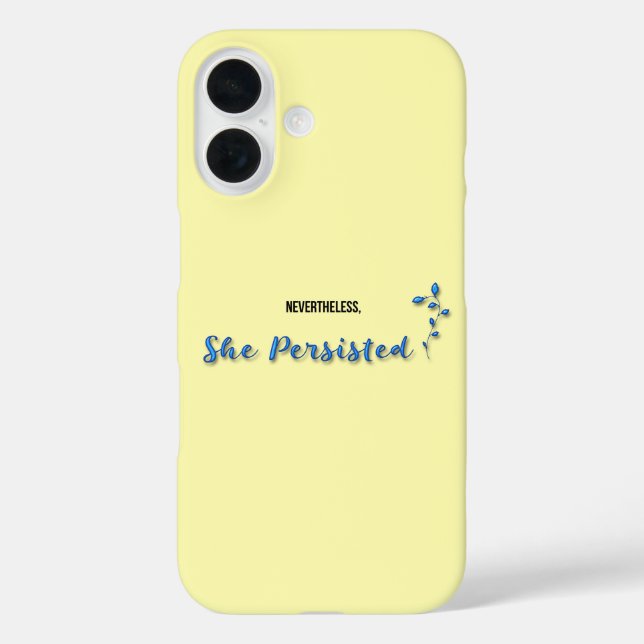 Coques Case-Mate iPhone Néanmoins elle a persisté (Verso)