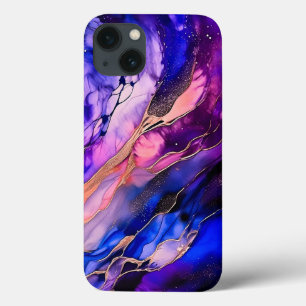 Case-Mate iPhone Case Nebula de l'espace violet dans l'encre d'alcool