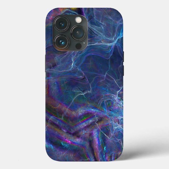 Coques Case-Mate iPhone Nebula fractale Abstraite et morphe géométrique (Verso)