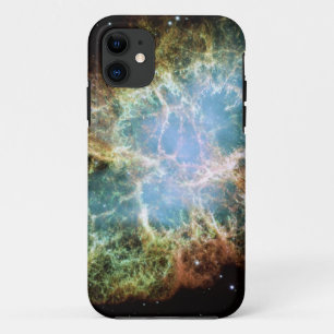 Coque Case-Mate Pour iPhone Nébuleuse de crabe turquoise