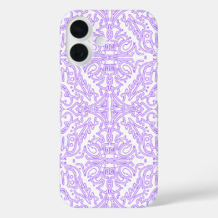 Coque Pour iPhone 16 Nébuleuse Mystique Lilas
