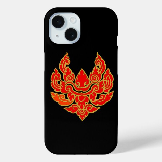 Coques Case-Mate iPhone Neck Tie for Thai Pattern. (Verso)
