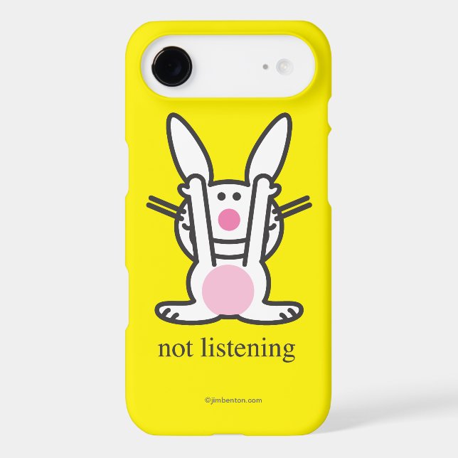 Coques Case-Mate iPhone N'écoutant pas (Verso)