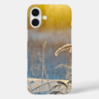 Coques iPhone 16 Plus Neige brillante noir et blanc