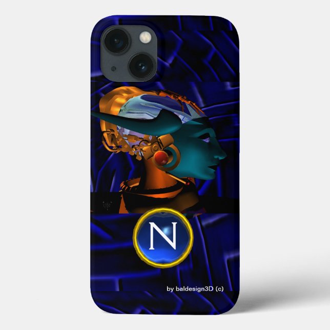 Coques Case-Mate iPhone NEMES /HYPER ANDROID, Monogramme de science-fictio (Verso)