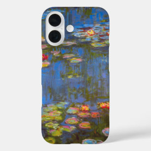 Coque Pour iPhone 16 Nénuphars par Claude Monet, Vintage Nature Art