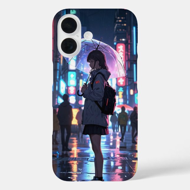 Coques Case-Mate iPhone Neon City Girl (Verso)