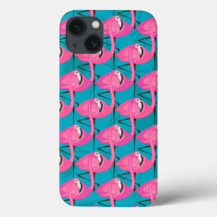 iPhone 13 Coque Néon Flamingos