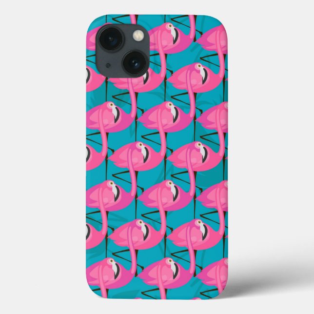 Coques Case-Mate iPhone Néon Flamingos (Verso)