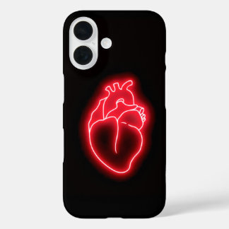 Coque Pour iPhone 16 Neon heart