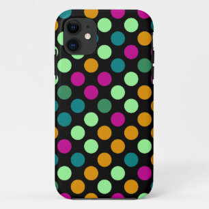 Etui iPhone Case-Mate Neon Pois   Aqua vert rose