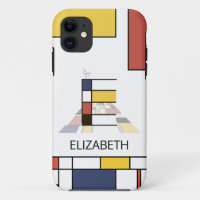 Neoplasticisme exclusif Art Monogramme. Lettre E