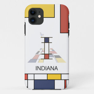 Case-Mate iPhone Case Neoplasticisme exclusif Art Monogramme. Lettre I