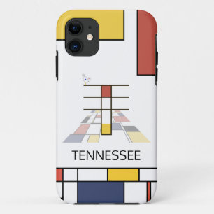 Case-Mate iPhone Case Neoplasticisme exclusif Art Monogramme. Lettre T