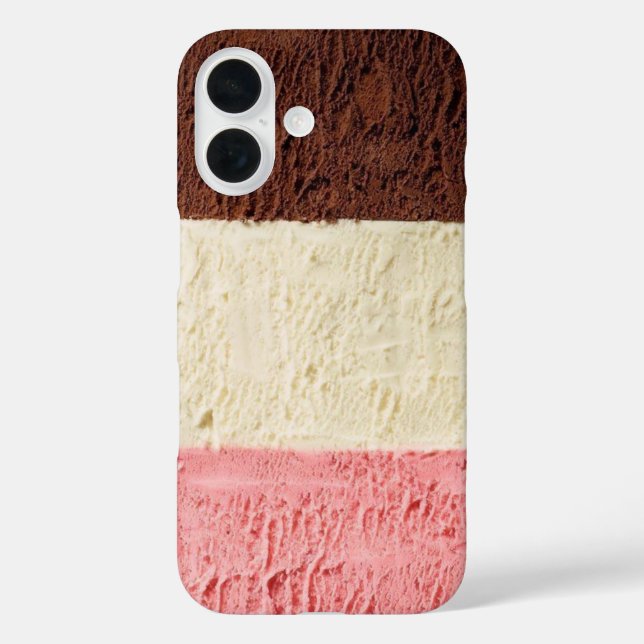Coques Case-Mate iPhone Neopolitan Ice Cream (Verso)