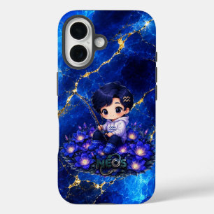 Coque Pour iPhone 16 Neos Kawaii Zodiaque Verseau