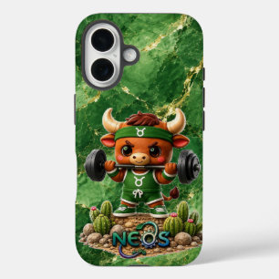 Coque Pour iPhone 16 Neos Zodiac Kawaii Taureau