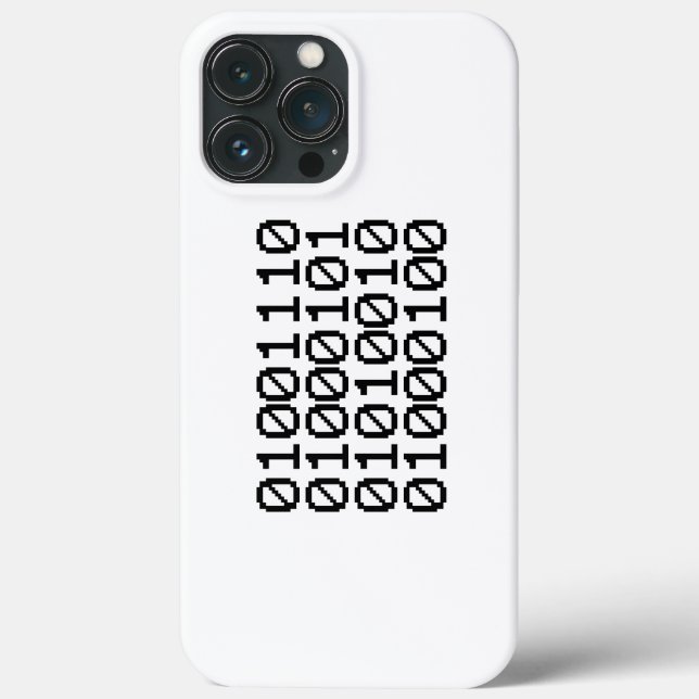 COQUES Case-Mate iPhone NERD BINAIRE (Verso)