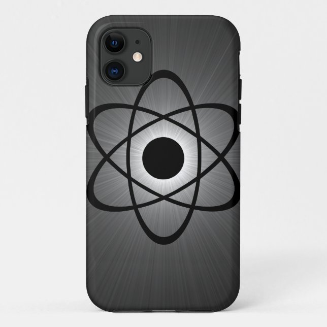 Coques Case-Mate iPhone Nerdy Atomic BT iPhone 5 Coque, Grey (Dos)