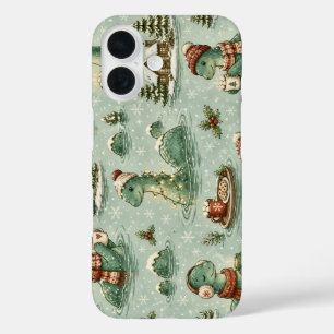 Coque Pour iPhone 16 Nessie de Noël Monstre du Loch Ness Confortable Cr