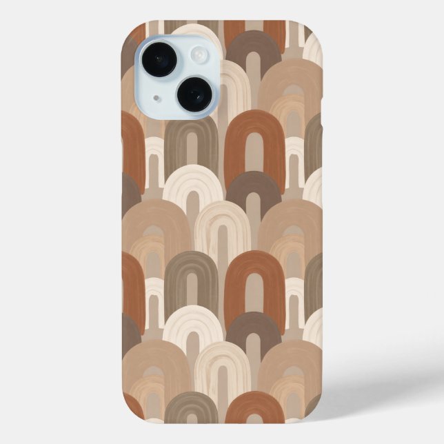Coques Case-Mate iPhone Neutral Arch Abstract Pattern (Verso)