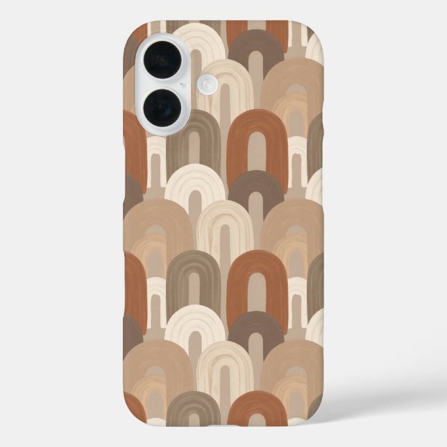 Coques Case-Mate iPhone Neutral Arch Abstract Pattern (Verso)