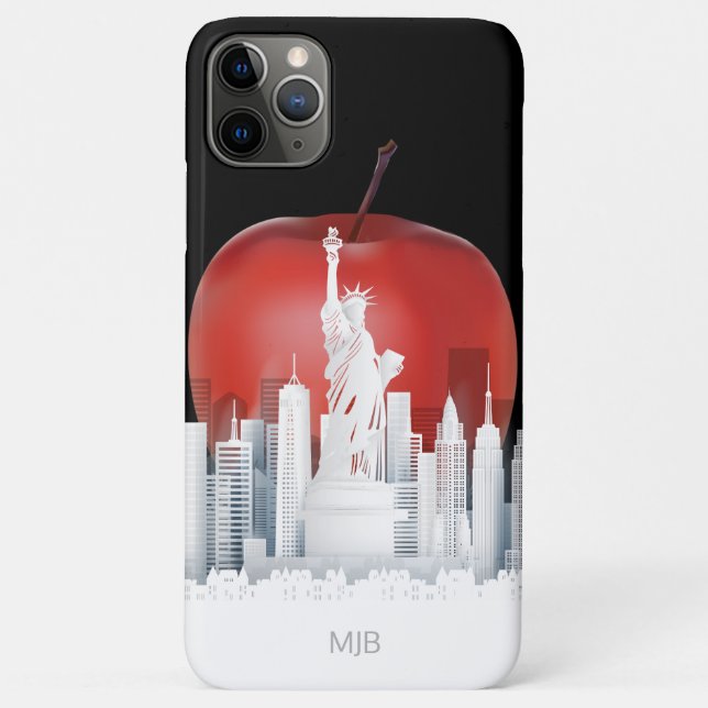 Coques Case-Mate iPhone New York City Big Apple avec Monogramme (Dos)