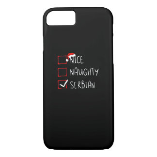 Case-Mate iPhone Case Nice Naughty Serbian Christmas Heritage  