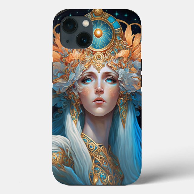 Coques Case-Mate iPhone Night Goddess Queen Imaginaire Art (Verso)