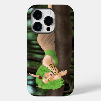 Coque Pour iPhone 14 Pro Nightelf child in the woods