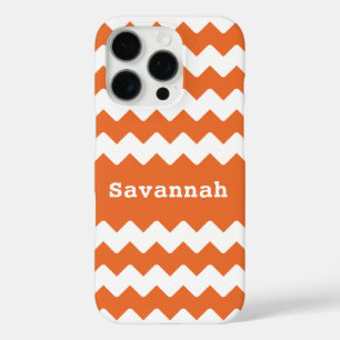 Coques iPhone 16 Pro N'importe quelle couleur ZigZag Votre nom ou Citat