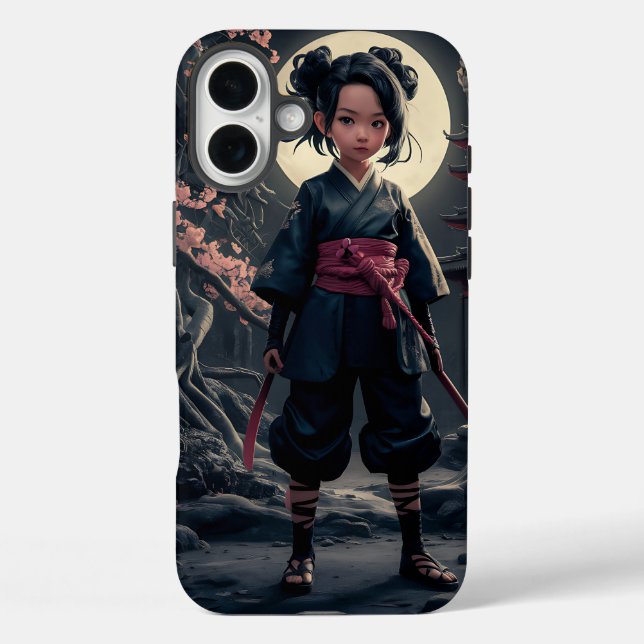 Coques Case-Mate iPhone Ninja Girl Art - Dynamic et Fierce Warrier (Verso)