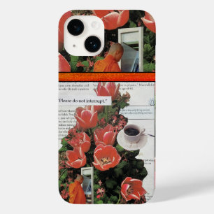 Coque Pour iPhone 14 N'Interrompez Pas L'Argent Matin Café Thé Heure