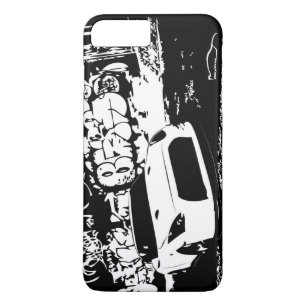 Coque Case-Mate Pour iPhone Nissan Skyline GTR avec le contexte de graffiti