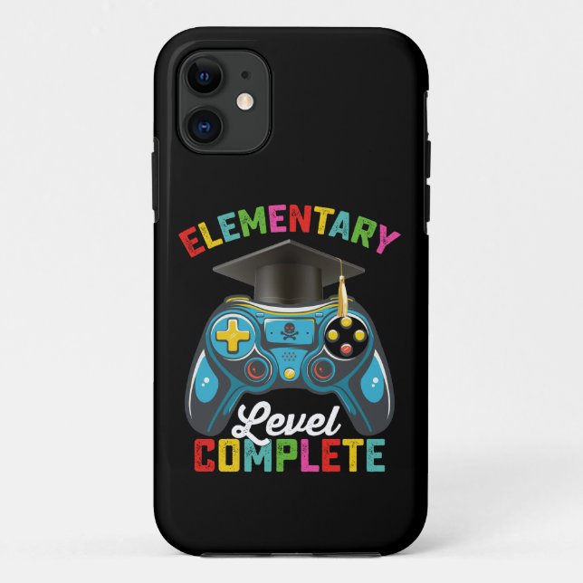 Coques Case-Mate iPhone Niveau élémentaire Complet Graduation Jeu Gamer (Dos)