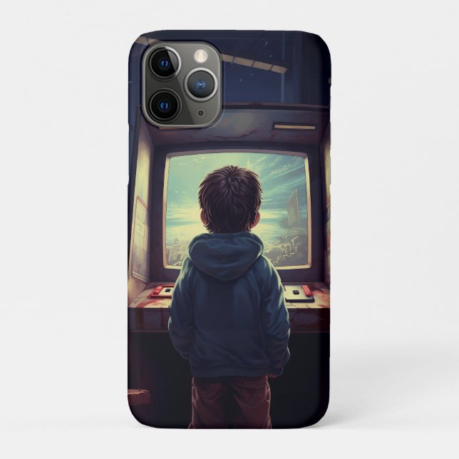 Coques Case-Mate iPhone Niveau final | Un rêve d'arcade rétro (Dos)