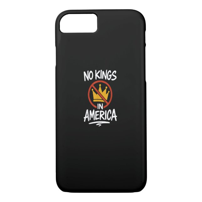 Coques Case-Mate iPhone No Kings In America No Crown Minimal Clean (Dos)