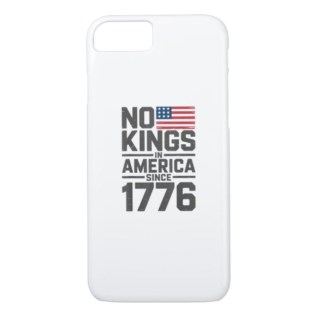 Coques Case-Mate iPhone No Kings In America Since 1776 Creative Design (Dos)