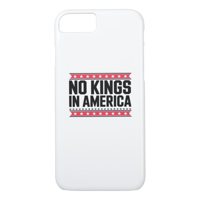Coques Case-Mate iPhone No Kings In America USA Minimal Clean (Dos)