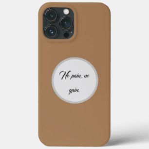 Case-Mate iPhone Case No Pain No Gain Guillemets GYM Motivation Et L