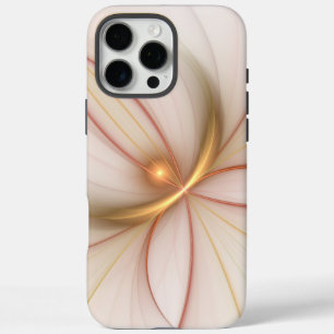 Coques iPhone 16 Pro Max Noble Cuivre Et Or Abstrait Art Fractal Moderne