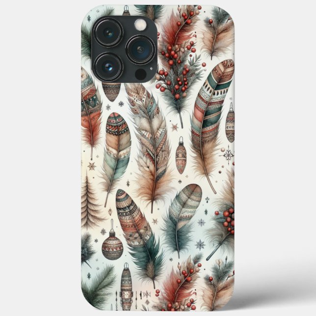 Coques Case-Mate iPhone Noël bohème (Verso)