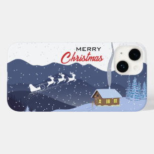Coque Pour iPhone 14 Noël Bonne année cadeau Père Noël