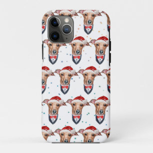 Case-Mate iPhone Case Noël de la race de chien Lévrier Italien