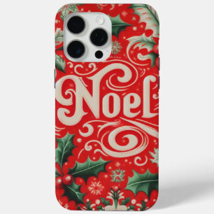 Coque iPhone 15 Pro Max Noel de Noël Rouge et Vert
