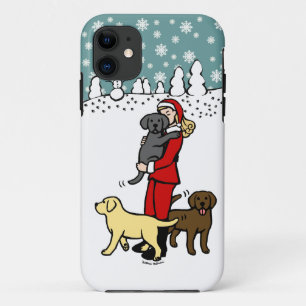 Coque Case-Mate Pour iPhone Noël de Père Noël de maman de laboratoire