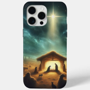 Coque iPhone 15 Pro Max Noël/Nativité/Jésus