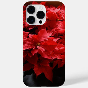 Coque Pour Pour iPhone 14 Pro Max Noël Poinsettias Rouge