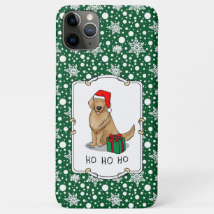 Case-Mate iPhone Case Noël Santa Claus Golden Retriever Chien mignonne